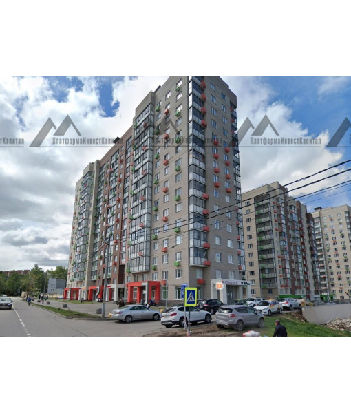 Двухкомнатная квартира, 54,5 м2
